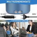 Elektrický obědový box Ohřívač jídla 3v1 (12 V/24 V/220 V) s vidličkou 100 W 