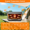 Ohřívací box na jídlo , dobíjecí s baterií 21000 mAh, vyjímatelná vnitřní nádoba z nerezové oceli o objemu 1,2 litru, nepropustný obědový box pro kancelář/cestování/piknik/kempování