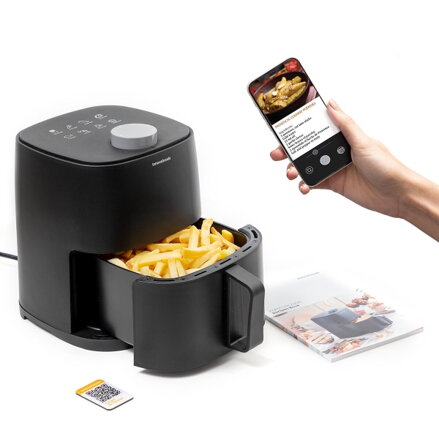 Fritéza s nízkou spotřebou oleje 1200 W 2 L