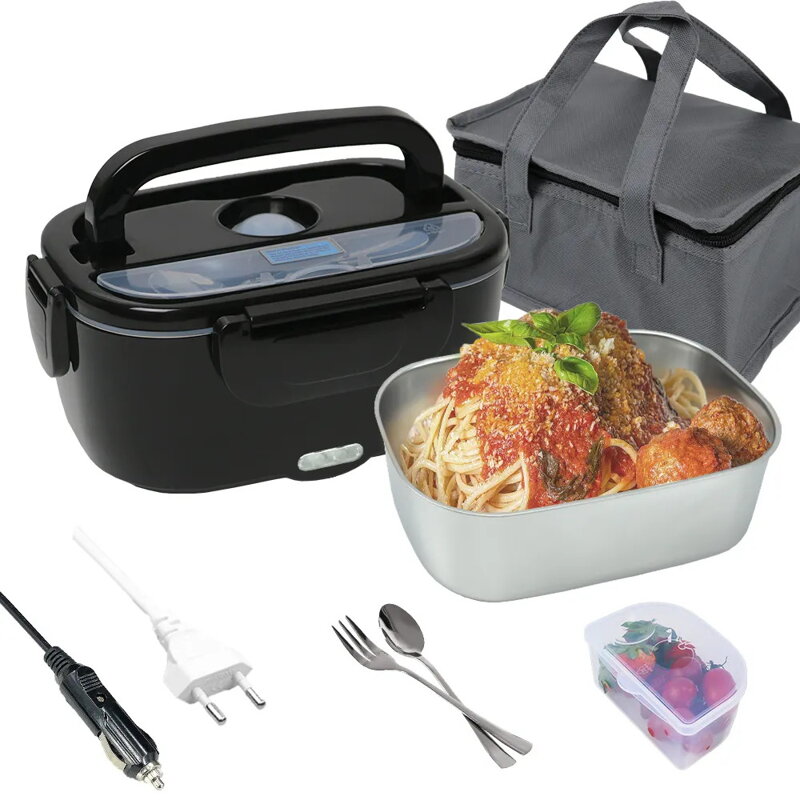 Ohřívací box na jídlo 3 v 1 12 V/24 V/220 V 60 W 1,5 l Ohřívací box na jídlo 3 v 1 12 V/24 V/220 V 60 W 1,5 l